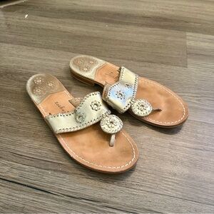 Jack Rogers Metallic Sandal